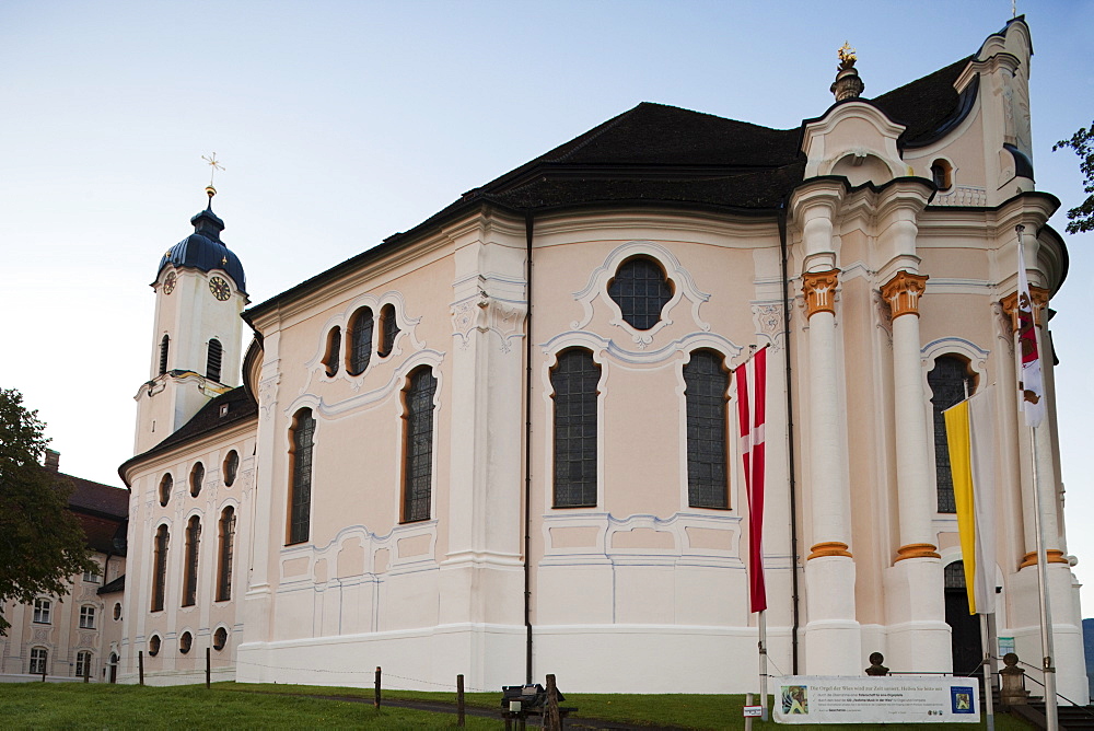 Wieskirche, Wies, UNESCO World Heritage Site, Romantic Road, Bavaria, Germany, Europe