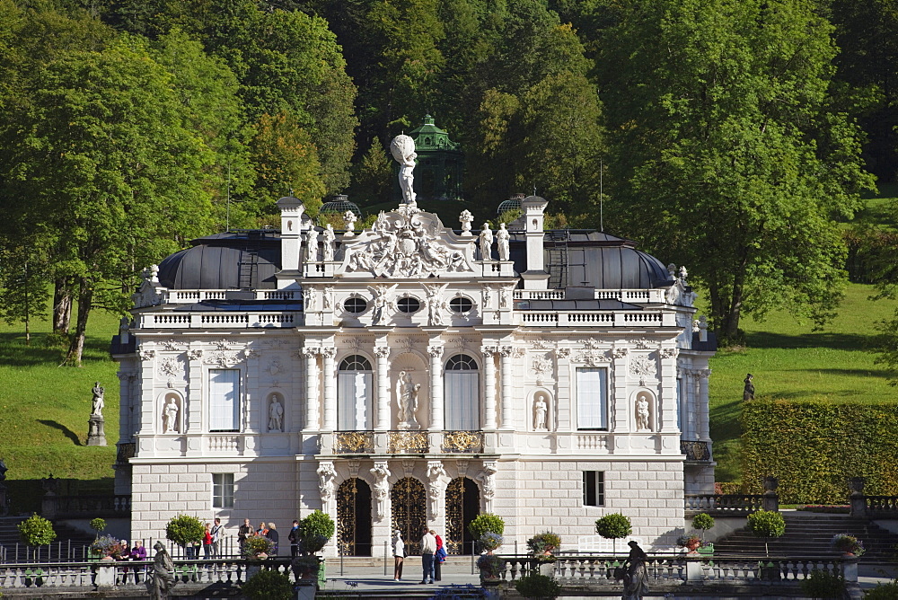 Linderhof Palace, Romantic Road, Bavaria, Germany, Europe