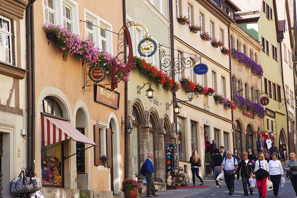 Rothenburg ob der Tauber, Romantic Road, Bavaria, Germany, Europe