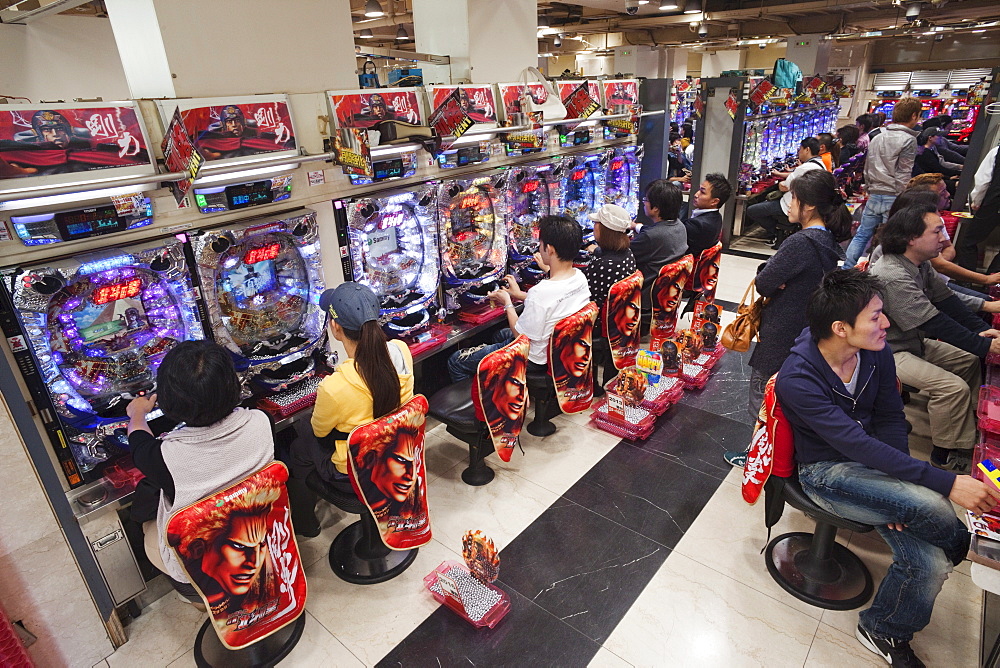 Pachinko Parlour, Shinjuku, Tokyo, Japan, Asia