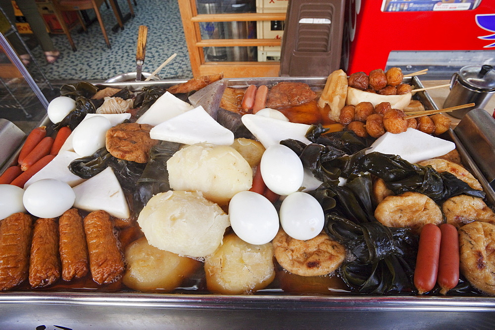 Japanese Food Oden, Tokyo, Honshu, Japan, Asia