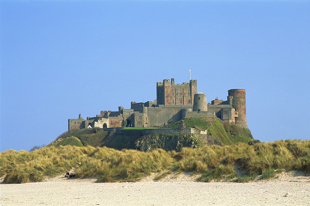 Bamburgh Castle, Bamburgh, Northumbria, England, United Kingdom, Europe