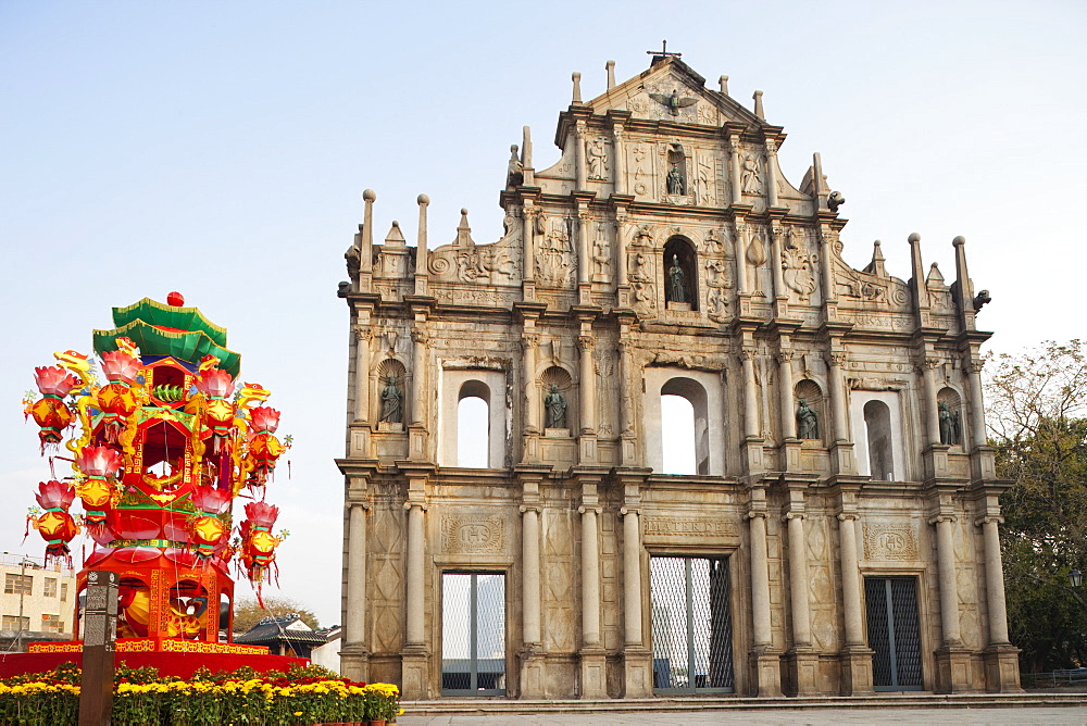 Ruins of St. Paul's Church, UNESCO World Heritage Site, Macau, China, Asia