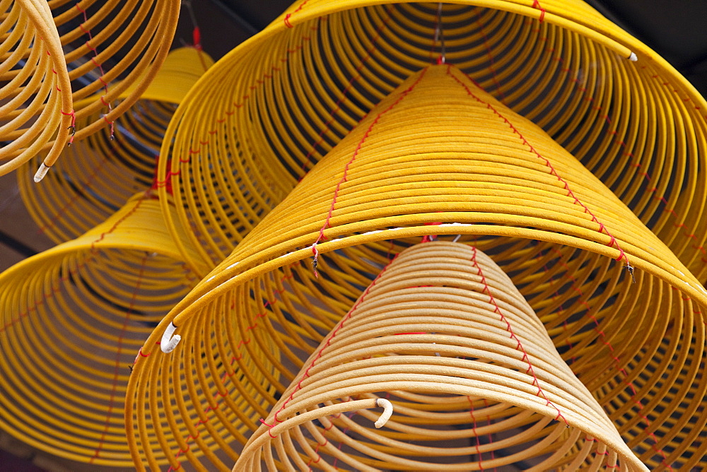 Incense coils, A-Ma Temple, Macau, China, Asia