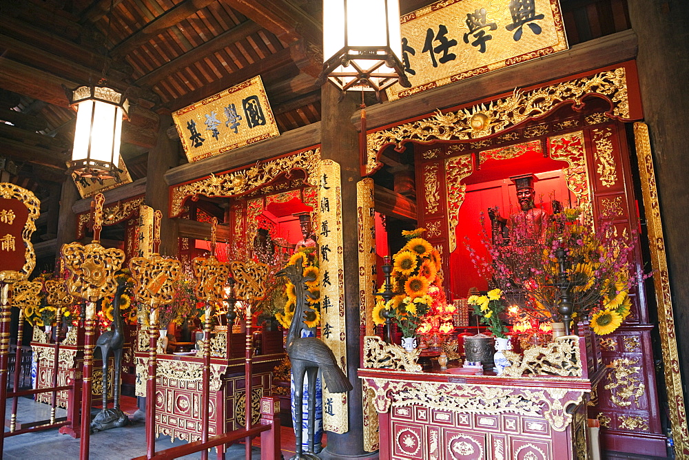 Temple of Literature, Hanoi, Vietnam, Indochina, Southeast Asia, Asia