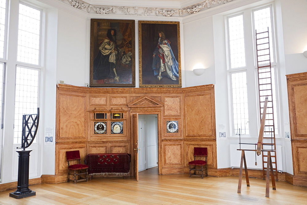 The Octagon Room, Flamsteed House, Royal Observatory, UNESCO World Heritage Site, Greenwich, London, England, United Kingdom, Europe