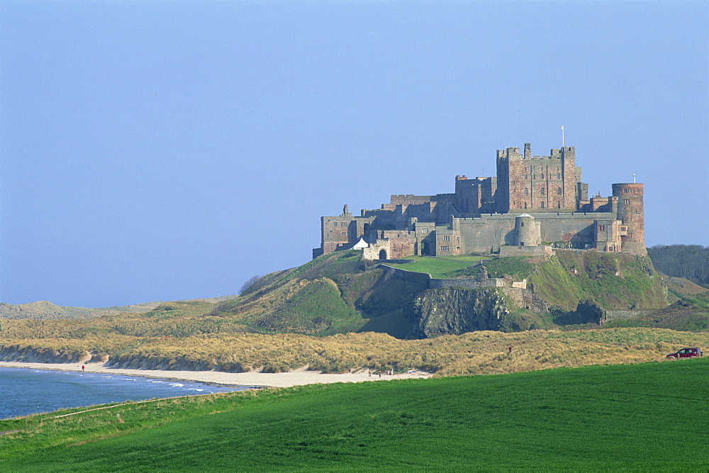 Bamburgh Castle, Bamburgh, Northumberland, England, United Kingdom, Europe