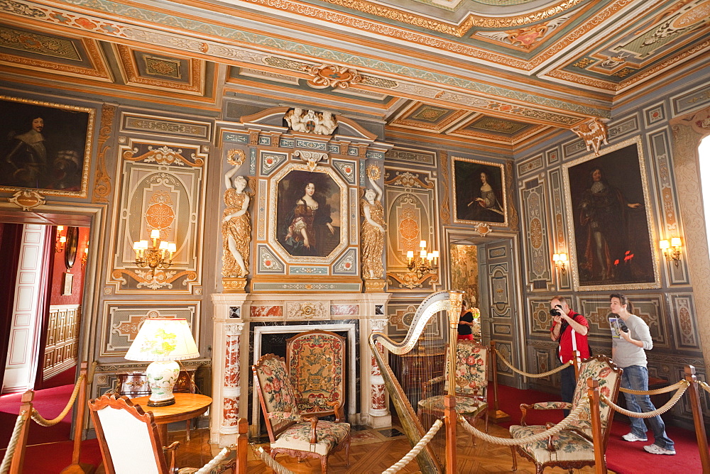 The Grand Salon, Cheverny Castle, Loir et Cher, Loire Valley, France, Europe