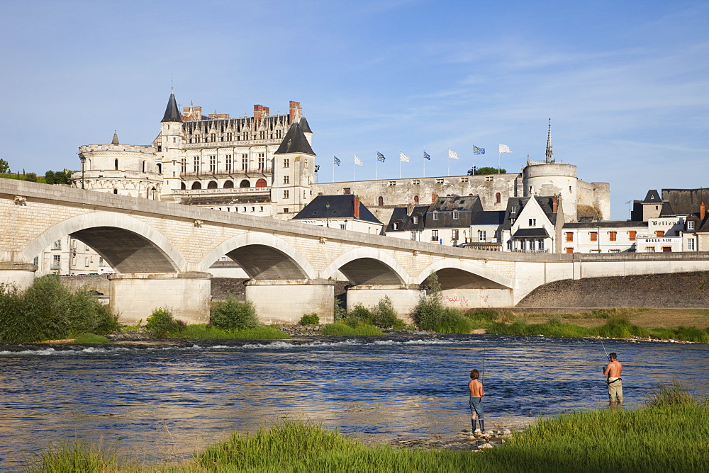 Amboise Castle, UNESCO World Heritage Site, Amboise, Indre-et-Loire, Loire Valley, France, Europe