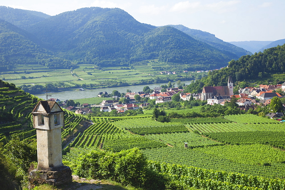 Spitz and Danube River, Wachau Cultural Landscape, UNESCO World Heritage Site, Austria, Europe