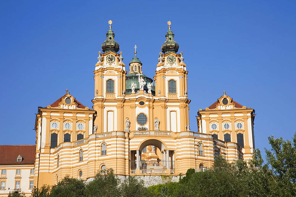 The Benedictine Abbey, Melk, Wachau Cultural Landscape, UNESCO World Heritage Site, Austria, Europe