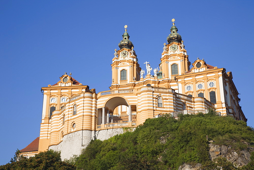 The Benedictine Abbey, Melk, Wachau Cultural Landscape, UNESCO World Heritage Site, Austria, Europe