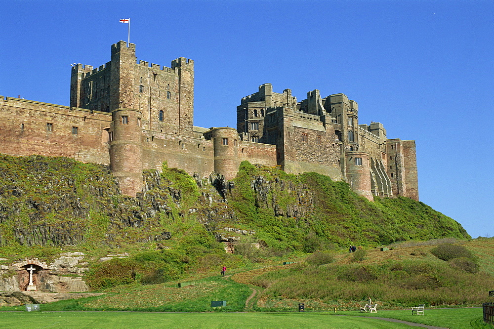 Bamburgh Castle, Bamburgh, Northumberland, England, United Kingdom, Europe