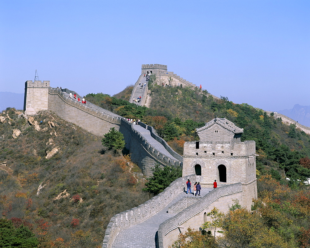 Great Wall at Badaling, UNESCO World Heritage Site, near Beijing, China, Asia