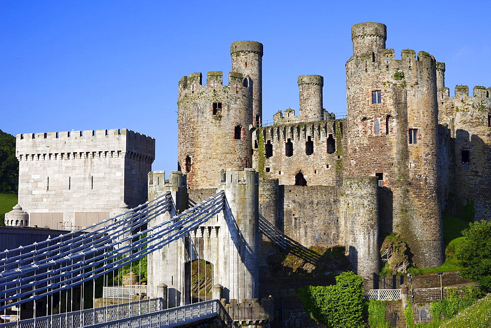 Conwy Castle, UNESCO World Heritage Site, Conwy, Gwynedd, Wales, United Kingdom, Europe