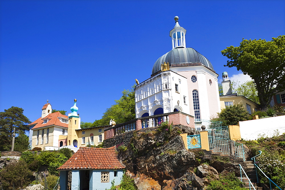 Portmeirion Village, Gwynedd, Wales, United Kingdom, Europe