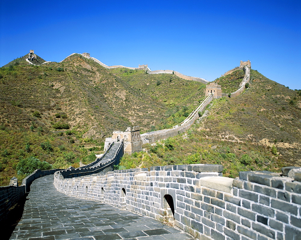 Great Wall at Simatai, UNESCO World Heritage Site, near Beijing, China, Asia