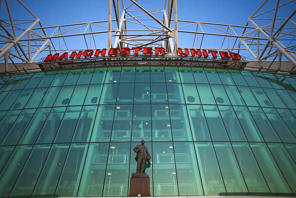 Old Trafford Soccer Stadium. Salford, Manchester, England, United Kingdom, Europe