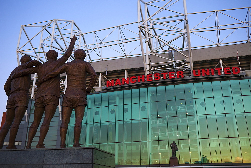 Old Trafford Soccer Stadium. Salford, Manchester, England, United Kingdom, Europe