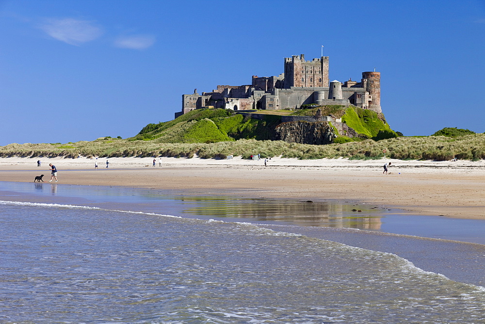 Bamburgh Castle, Bamburgh, Northumberland, England, United Kingdom, Europe