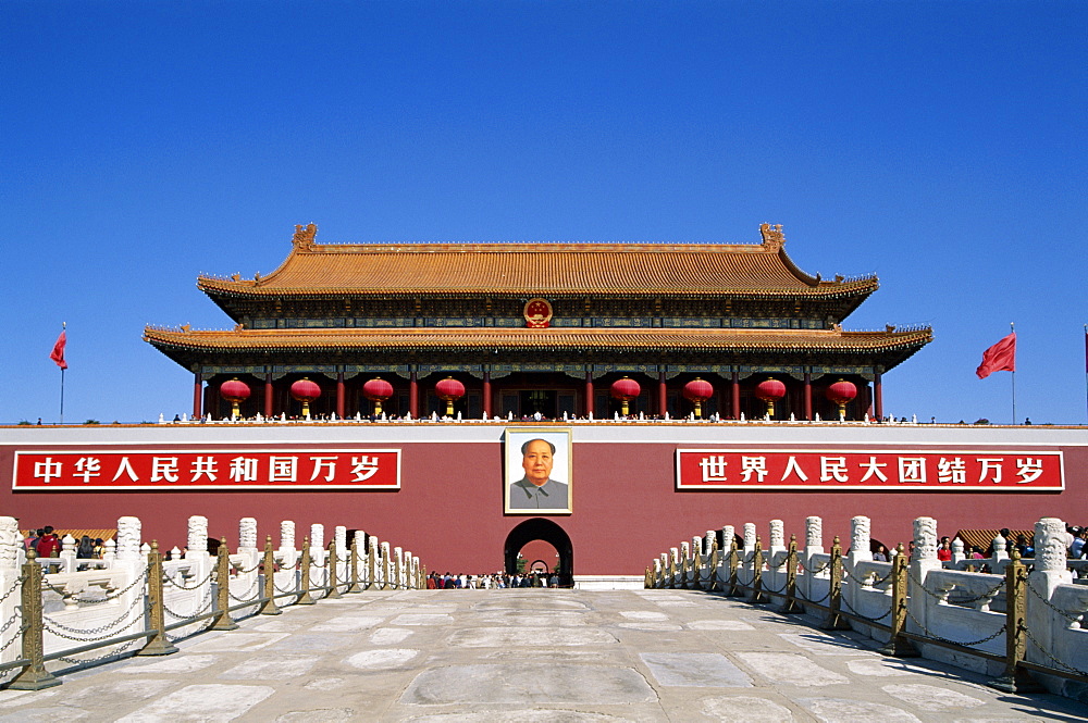 Tiananmen Gate, Tiananmen Square, Beijing, China, Asia