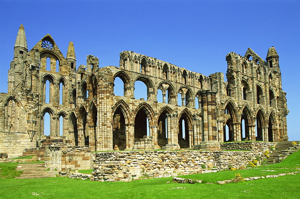 Whitby Abbey, Whitby, North Yorkshire, England, United Kingdom, Europe