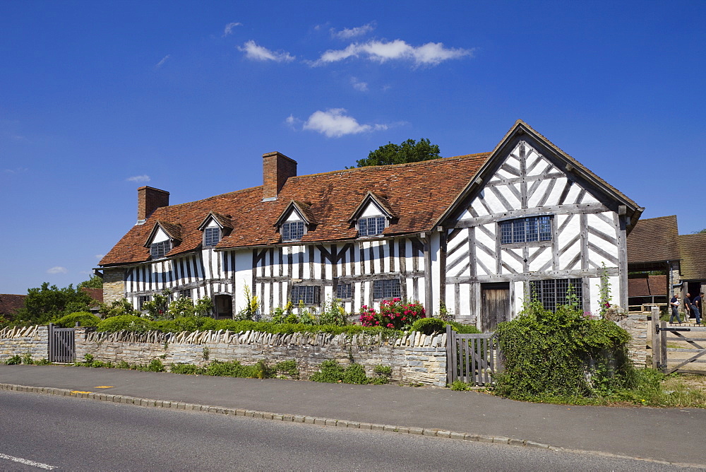 Mary Arden's House at Wilmcote, Stratford upon Avon, Warwickshire, England, United Kingdom, Europe