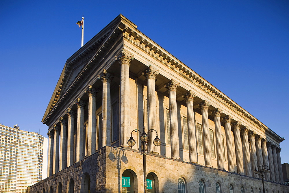 Birmingham Town Hall, Victoria Square, Birmingham, West Midlands, England, United Kingdom, Europe