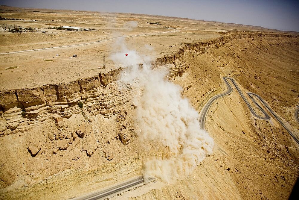 The edge of the Ramon cliff after an Explosion