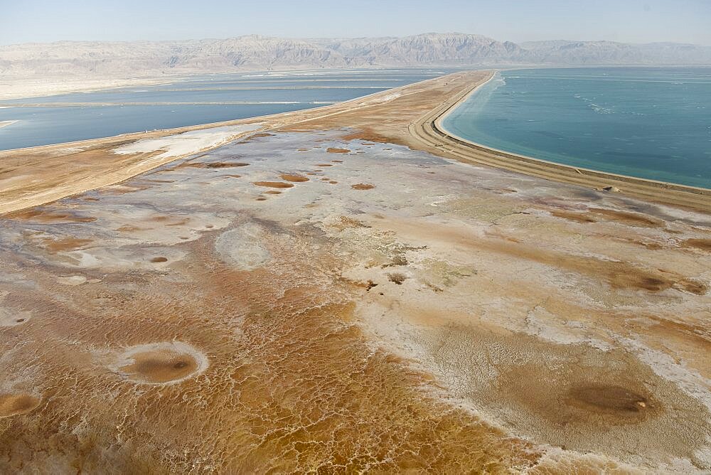 Aerial ponors of the Dead sea, Israel
