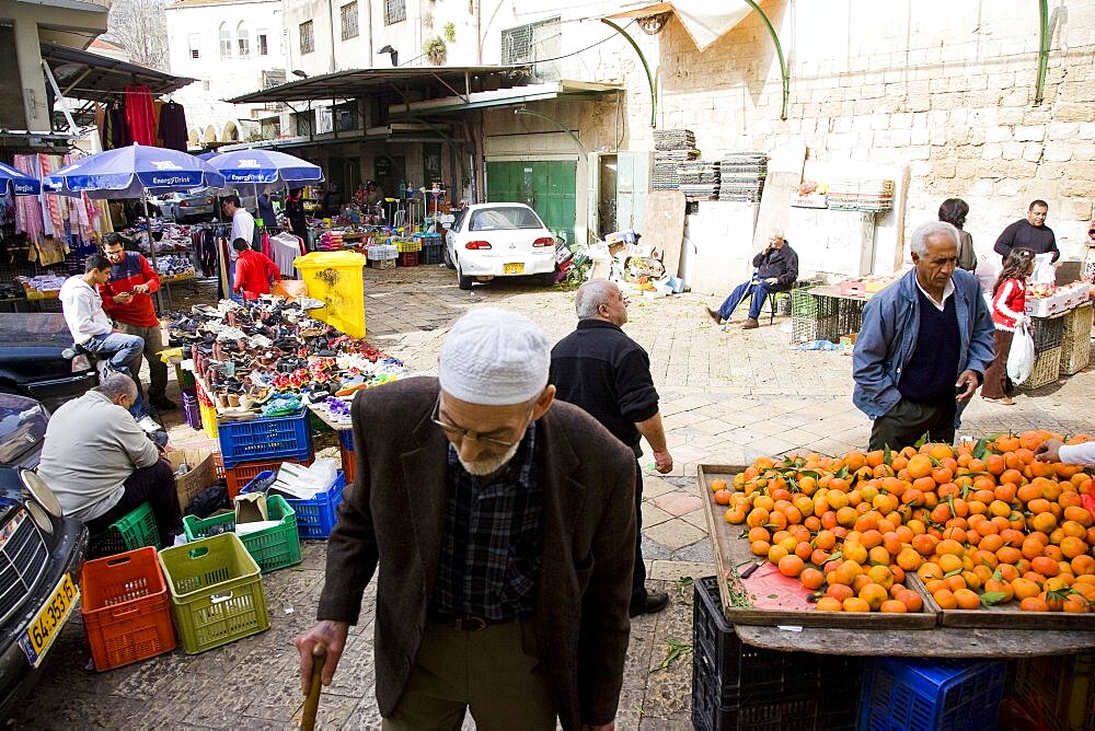 market of the old city of Nazareth, Israel