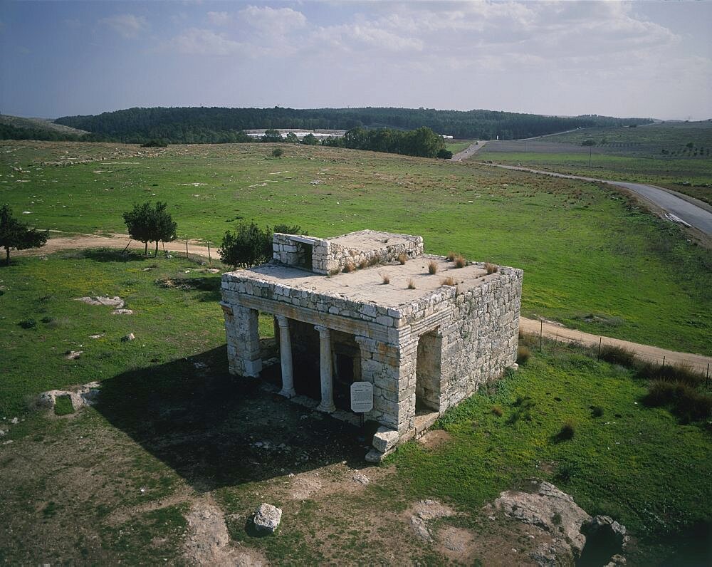 Aerial Mazor's Mausoleum, Israel