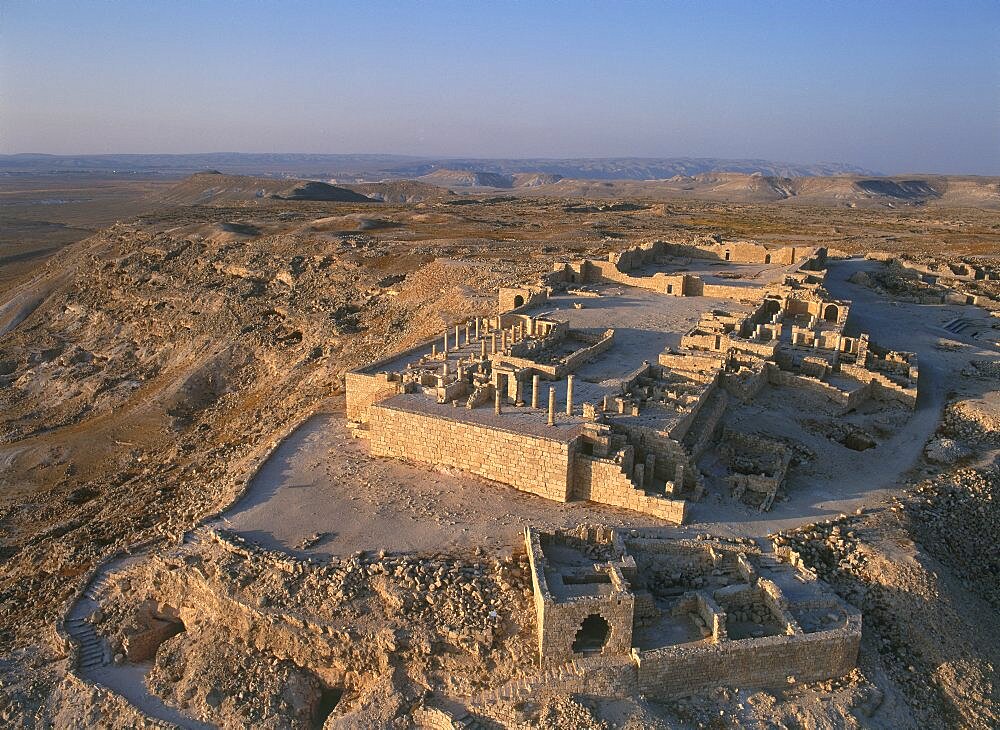 Aerial ruins of Avdat, Israel