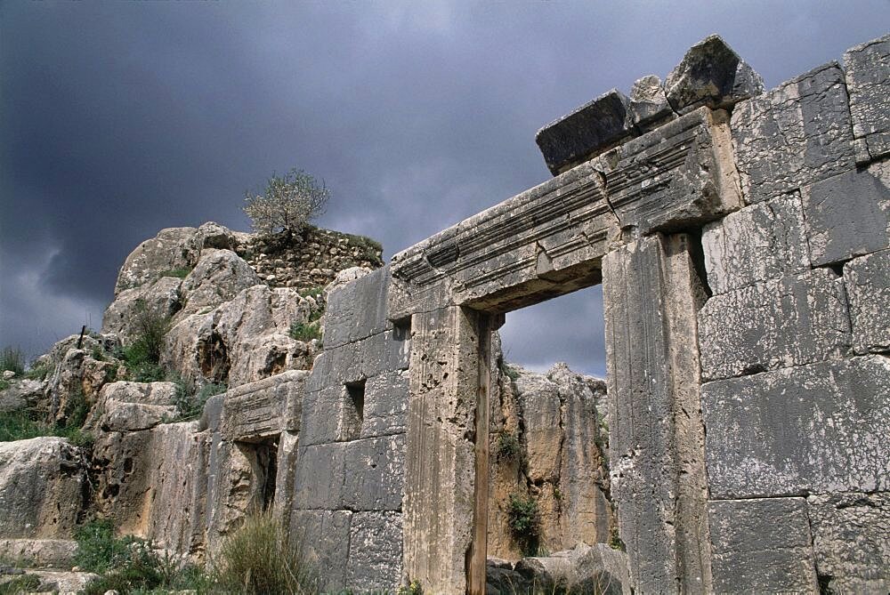 ancient synagogue of Meiron in the Upper Galilee, Israel