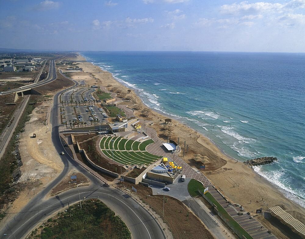 Aerial northern Costal plain, Israel