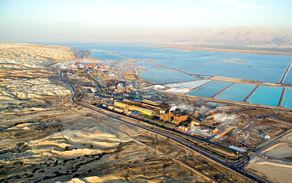 Aerial Dead sea's Industries, Israel