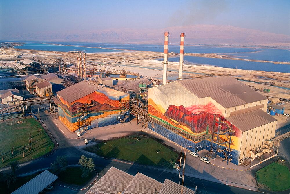 Aerial Dead sea's Industries, Israel