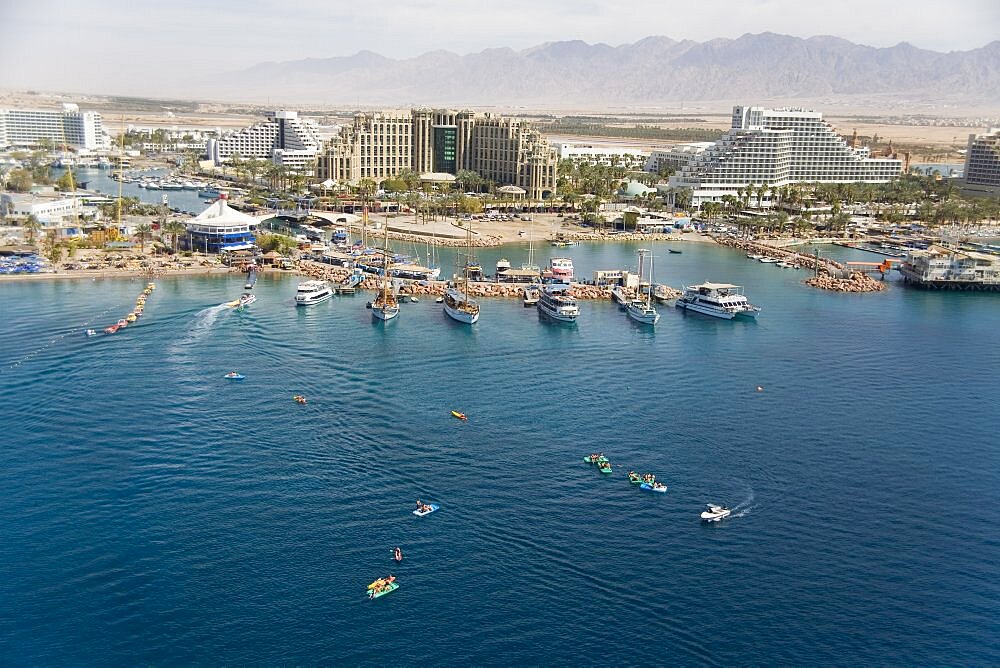 Aerial Marina of Eilat, Israel