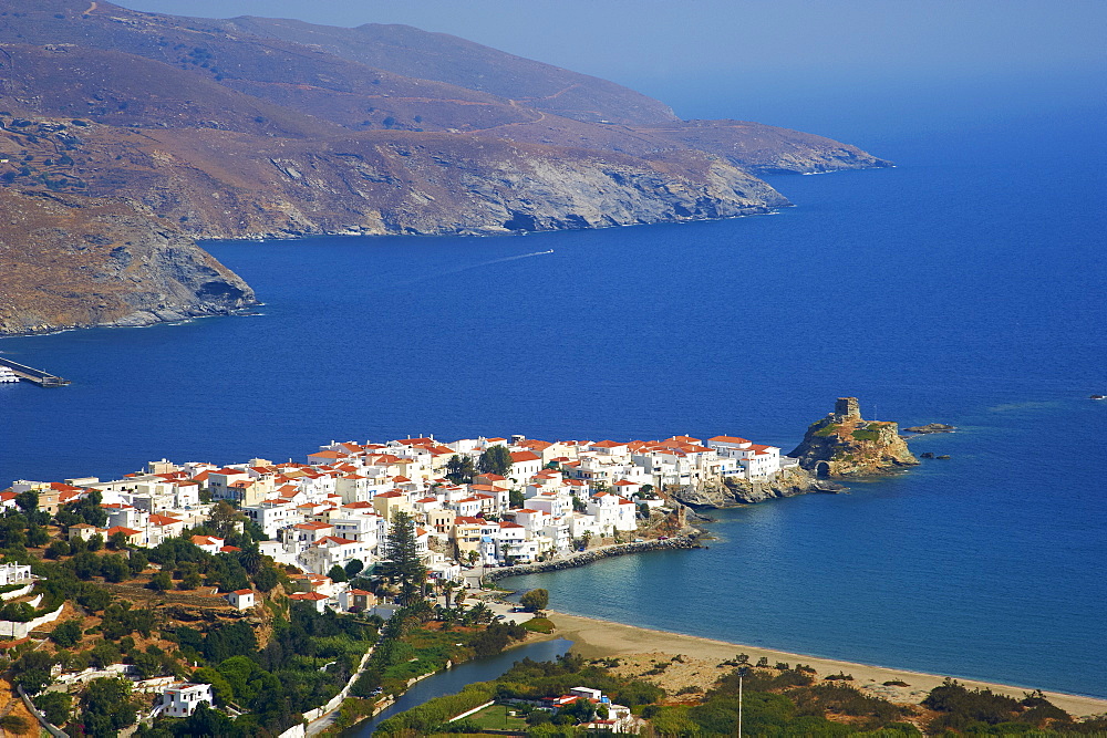 Hora, Andros Island, Cyclades, Greek Islands, Greece, Europe