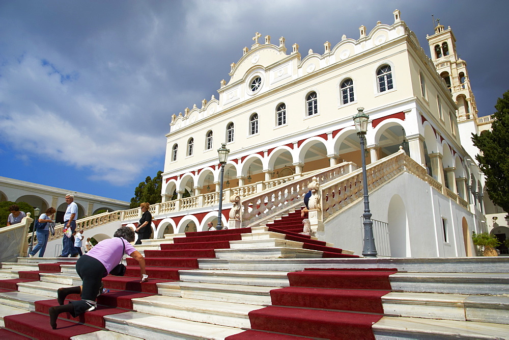 Panagia Evangelistria church, Hora, Tinos, Cyclades, Greek Islands, Greece, Europe