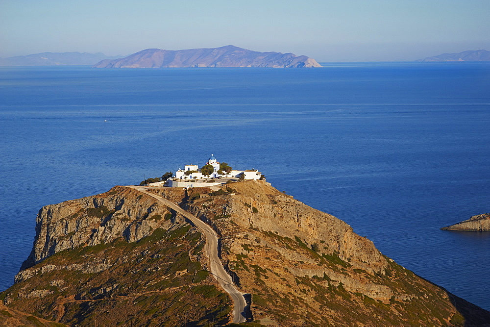 Agios Sostis Monastery, Kea Island, Cyclades, Greek Islands, Greece, Europe