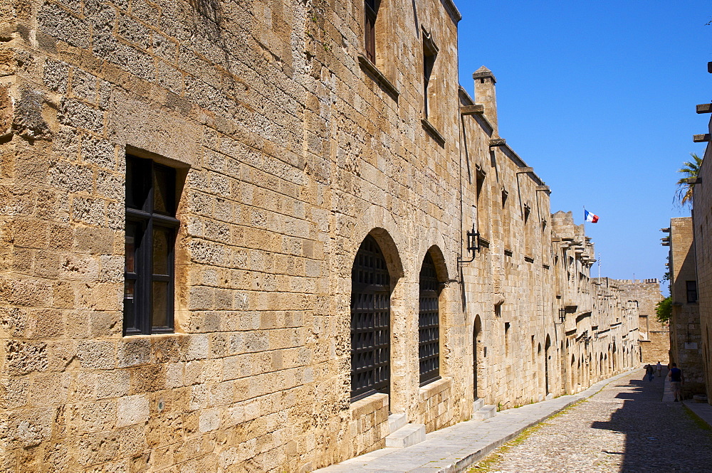 Street of the Knights, Rhodes, UNESCO World Heritage Site, Rhodes, Dodecanese, Greek Islands, Greece, Europe