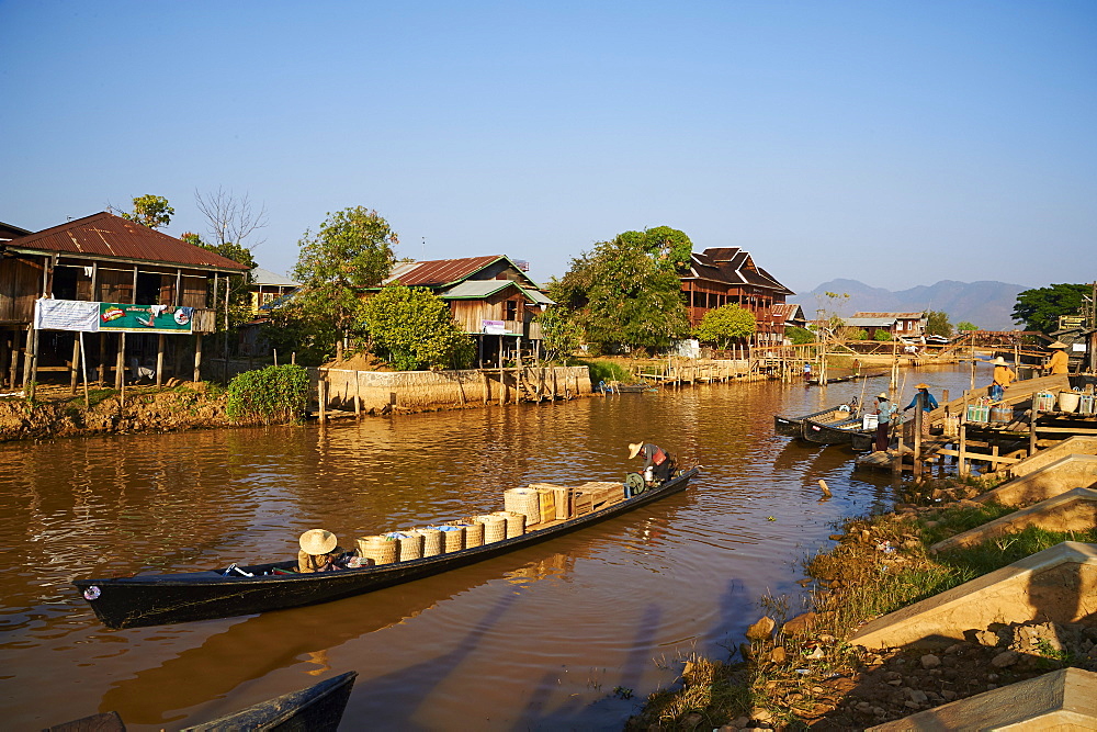 Ywama village, Inle Lake, Shan State, Myanmar (Burma), Asia