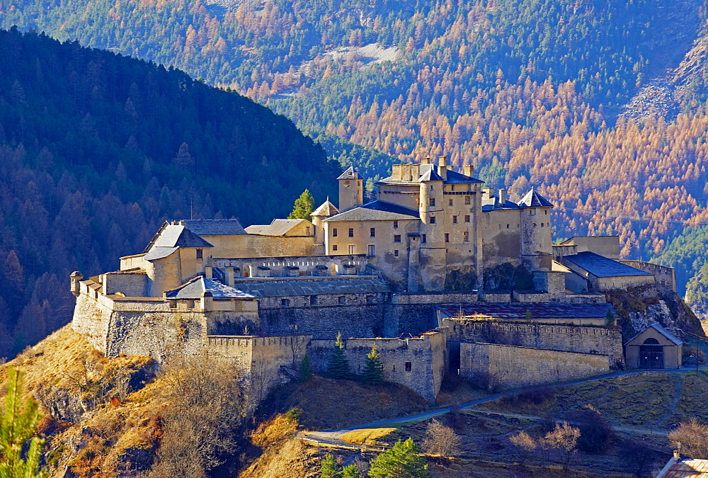 Village of Chateau-Queyras, Parc Naturel Regional du Queyras (Regional Park of Queyras), Hautes-Alpes, France, Europe