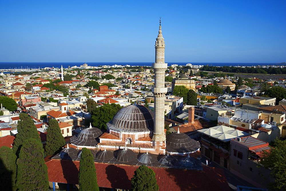 Souleiman Mosque, UNESCO World Heritage Site, Rhodes City, Rhodes, Dodecanese, Greek Islands, Greece, Europe