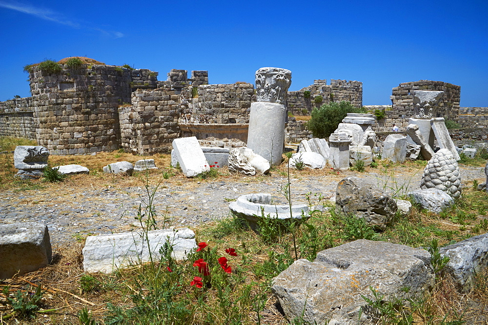 Old town Castle, Kos, Dodecanese, Greek Islands, Greece, Europe