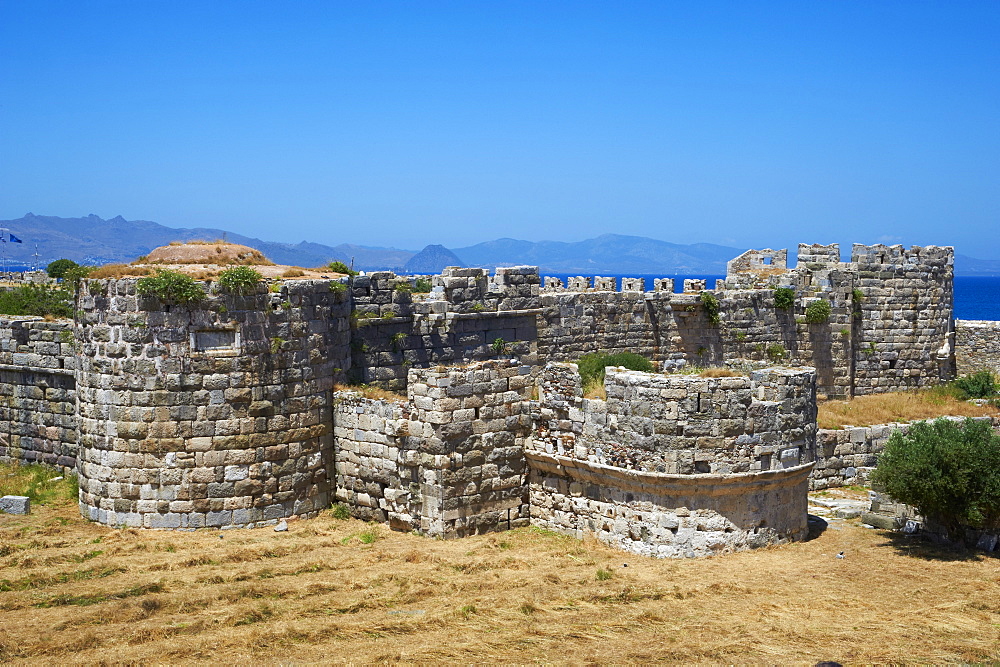 Old town Castle, Kos, Dodecanese, Greek Islands, Greece, Europe