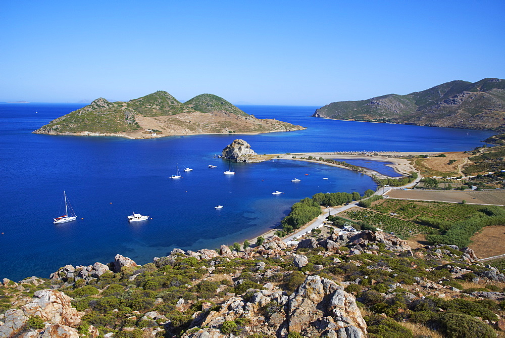 Grikos Bay, Patmos, Dodecanese, Greek Islands, Greece, Europe