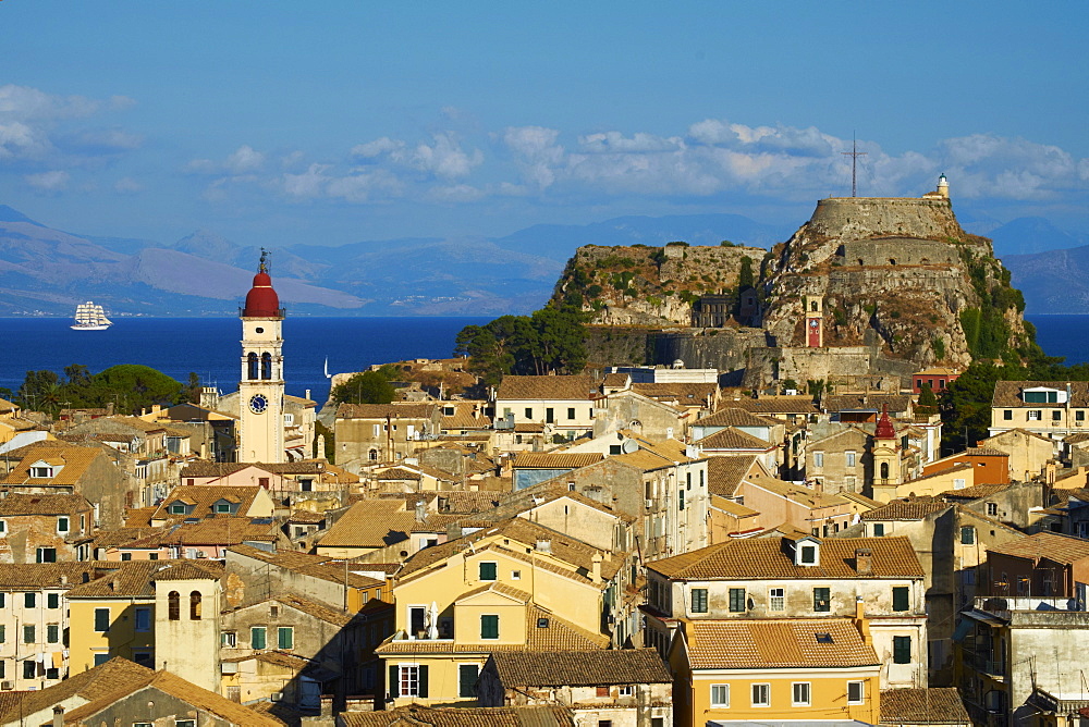 Agios Spyridon church, Kerkyra City, UNESCO World Heritage Site, Corfu, Ionian Islands, Greek Islands, Greece, Europe