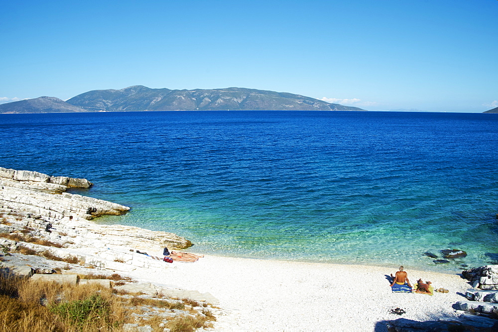 Antisamos beach, Cephalonia, Ionian Islands, Greek Islands, Greece, Europe